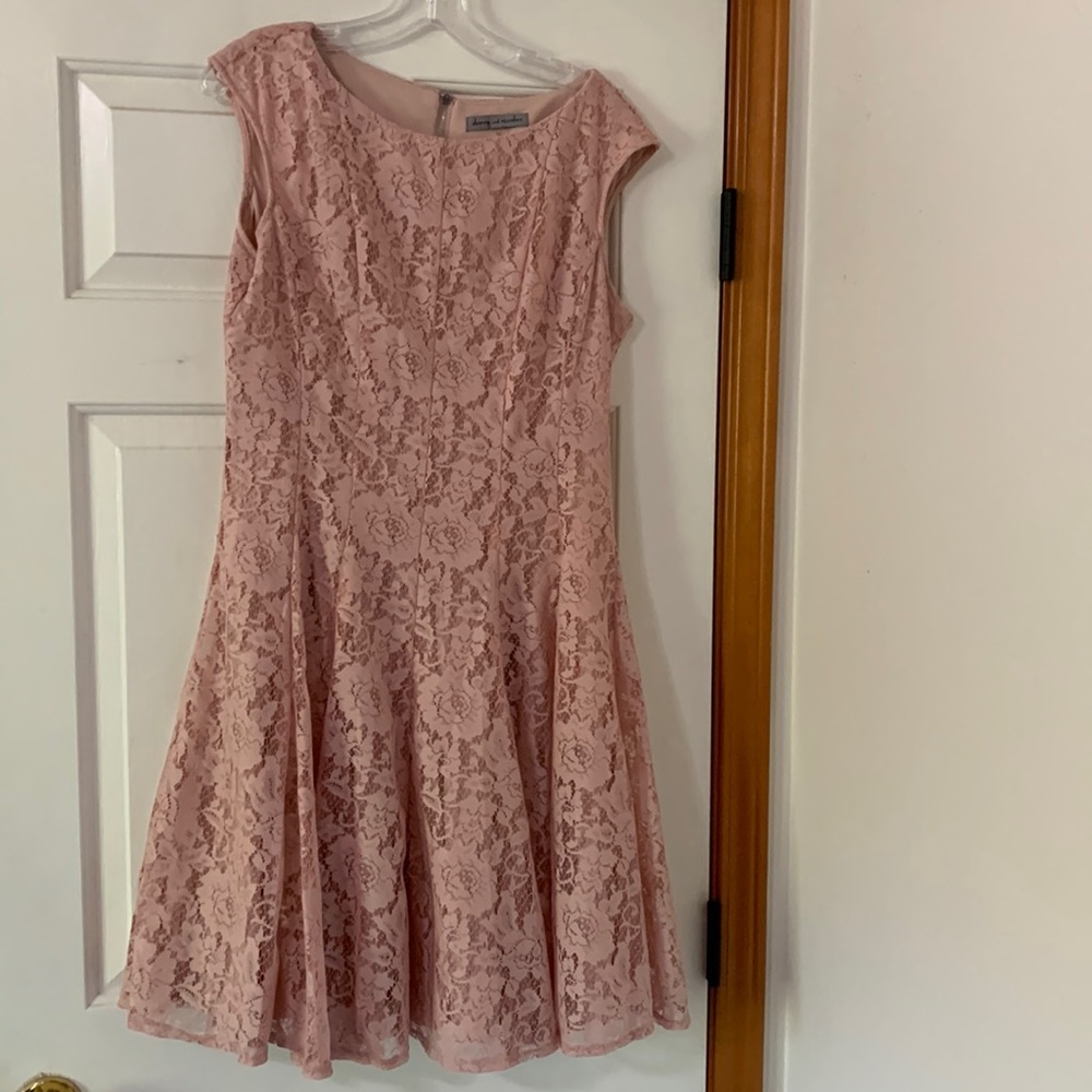 Lace dress, Blush